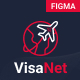 VisaNet – Immigration and Visa Consulting Figma Template - ThemeForest Item for Sale