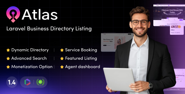 Atlas Laravel Business Directory Listing