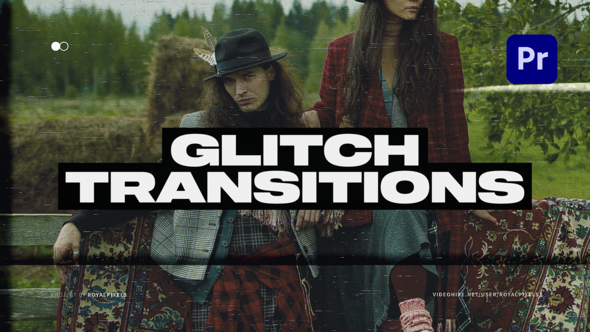 Glitch Transitions for Premiere Pro - VHS Edition