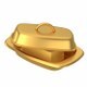 Butter and Dish Gold - 3DOcean Item for Sale