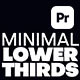 Minimal Lower Thirds | MOGRT - VideoHive Item for Sale
