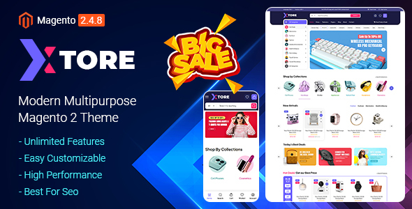 Xtore |  Modern Multipurpose Magento 2 Theme