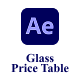 Pricing Table Glass - VideoHive Item for Sale