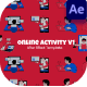 Online Activity Illustration - VideoHive Item for Sale