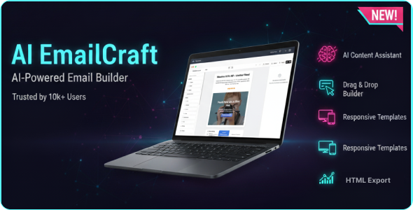AI EmailCraft – The Ultimate AI-Powered Email Builder for Marketers