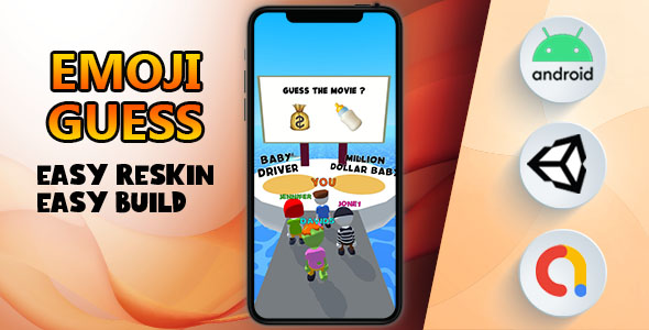 Emoji Guess - (Unity - Admob - Game)