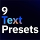 Text Presets | AE - VideoHive Item for Sale