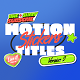 Motion Stickers Titles V2 - VideoHive Item for Sale