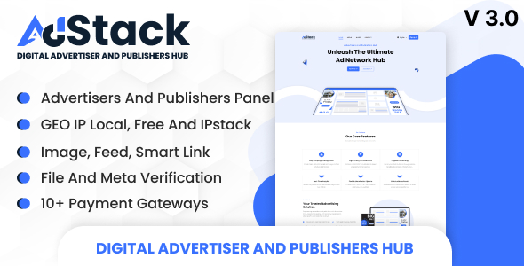 AdStack - Digital Advertiser and Publishers Hub