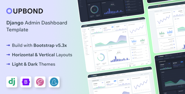 Upbond - Django Admin & Dashboard Template