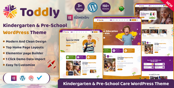 Toddly - Kids & Kindergarten WordPress Theme