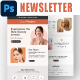 Beauty Care Services Email Newsletter PSD Template - GraphicRiver Item for Sale