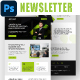 Financial Management Email Newsletter PSD Template - GraphicRiver Item for Sale