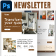 Furniture Decoration Email Newsletter PSD Template - GraphicRiver Item for Sale