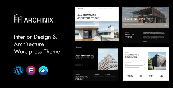 Archinix - Architecture and Interior WordPress Theme