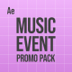 Music Event Promo Pack - VideoHive Item for Sale