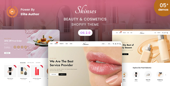 Skinses - Beauty & Cosmetics Shopify 2.0 Theme