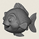 Fish 03 Print Ready 3D Model - 3DOcean Item for Sale