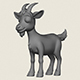 Cartoon Goat Print Ready 3D Model - 3DOcean Item for Sale