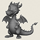 Fantasy Dragon Print Ready 3D Model - 3DOcean Item for Sale