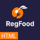 RegFood - Restaurant Food Ordering System HTML Template - ThemeForest Item for Sale
