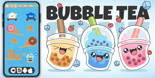 Bubble Tea Draw - HTML5 Game, Construct 3