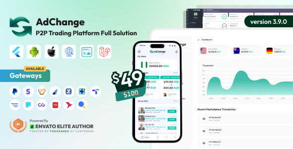 adChange - P2P Trading Platform Full Solution
