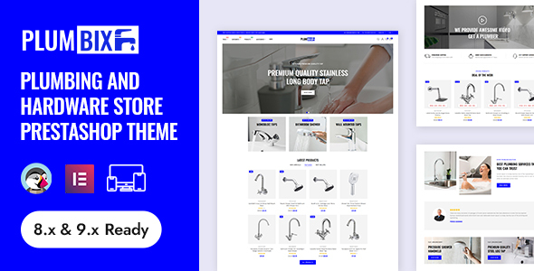 Plumbix - Plumbing Hardware Store Prestashop Responsive Theme