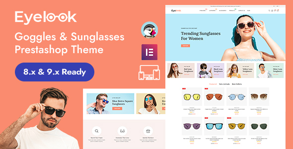 Eyelook - Sunglasses Fashion Store Prestashop Responsive Theme