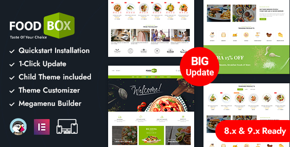 FoodBox - Food & Restaurant Prestashop Responsive Theme