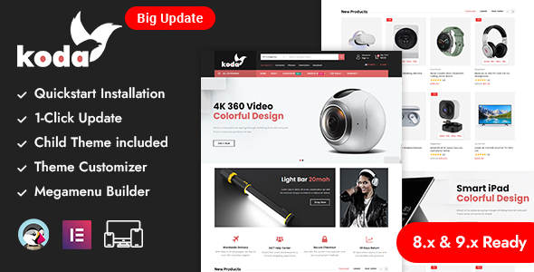 KODA - Electronics Store Prestashop Responsive Theme