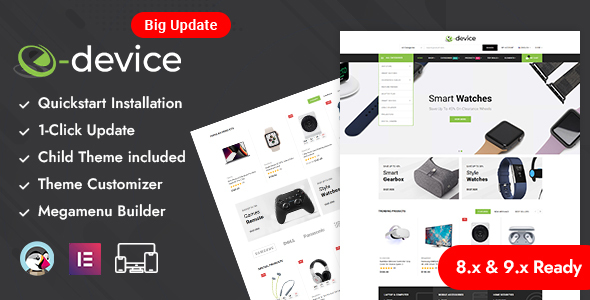 eDevice - Electronics Store Prestashop Responsive Theme