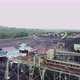 Port Service at Coal Mining Aerial View - VideoHive Item for Sale