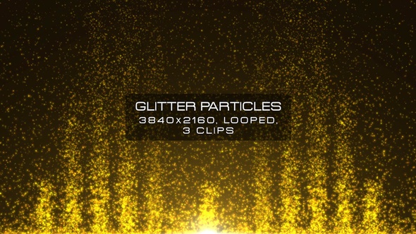 Glitter Particles 4K VJ Pack