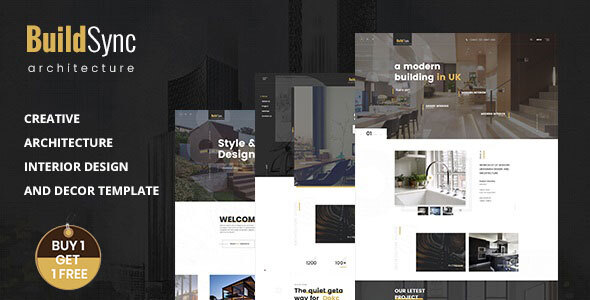 Build Sync - Architecture & Interior HTML Template