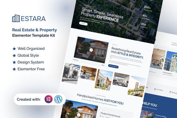 Estara - Real Estate & Property Elementor Template Kit