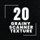 20-Grainy Scanner Backgrounds Dirty Textures & Scratched Pack - VideoHive Item for Sale
