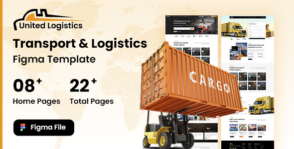 United – Logistics Figma Template