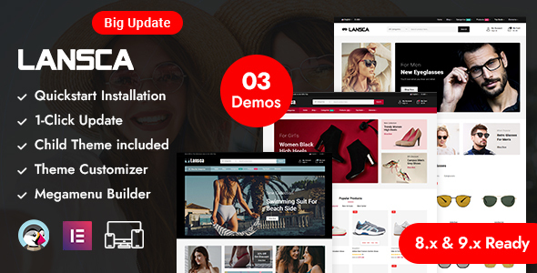 Lansca - Multipurpose Prestashop Responsive Theme