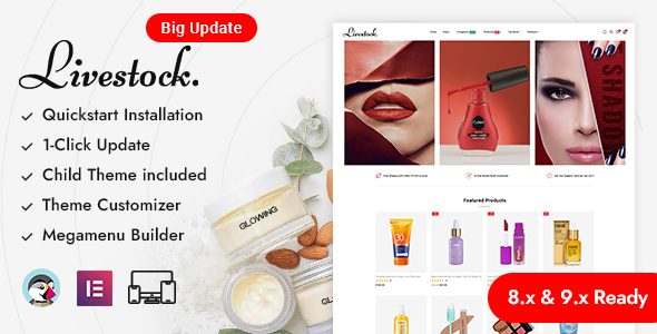 Livestock - Beauty & Cosmetic Store Prestashop Responsive Theme