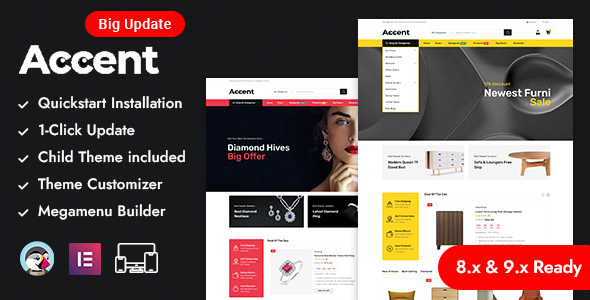 Accent - Jewelry & Furniture Store Prestashop Responsive Theme