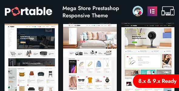 Portable - Mega eCommerce Store Prestashop Responsive Theme