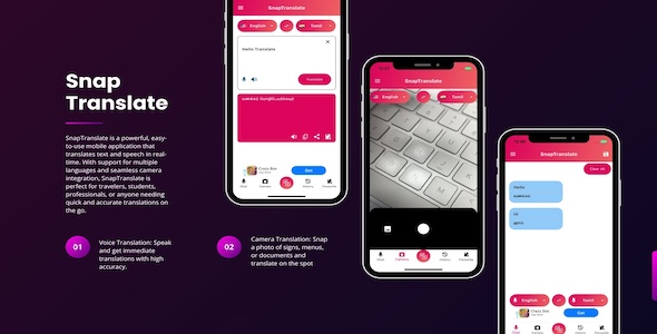 SnapTranslate – Instant Text & Voice Translator