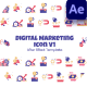 Digital Marketing Icon Animation - VideoHive Item for Sale