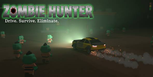 Zombie Hunter 3D – HTML5 Game – Construct 3