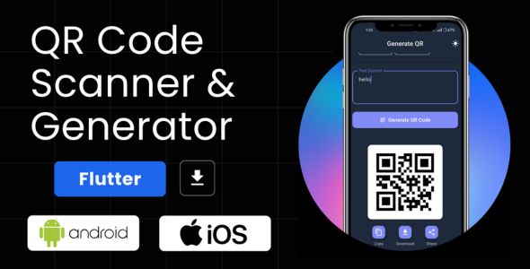 QR Scanner Pro - Flutter QR Code Scanner & Generator