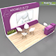 3D Kiosk Stall - 3DOcean Item for Sale