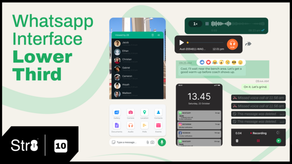 Whatsapp Interface Lower Third