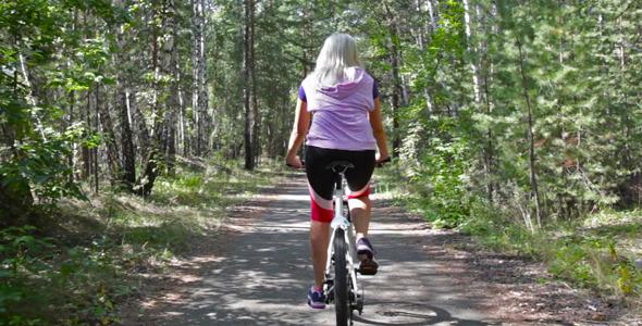 Cycling Lady