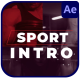 Sports Intro for After Effects - VideoHive Item for Sale